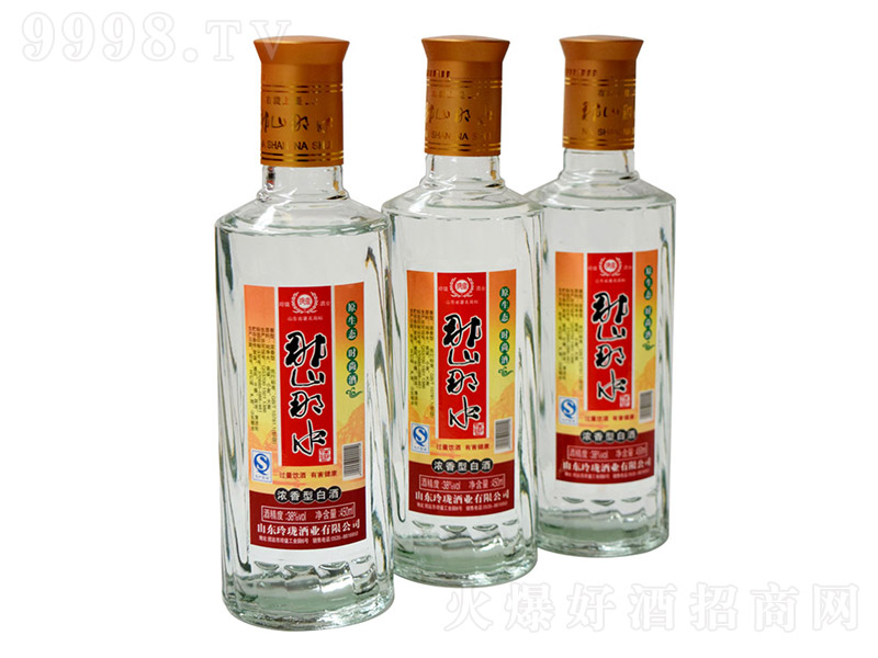 �ᭇ��ɽ��ˮ��ƿ �����Ͱ׾ơ�38�� 450ml��