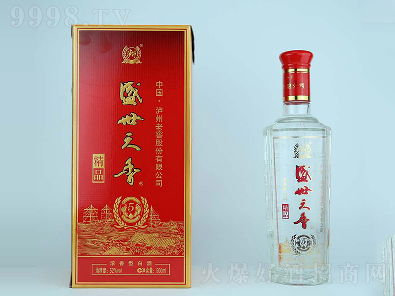 ʢ������ˮ����Ʒ�� �����Ͱ׾ơ�52�� 500ml��