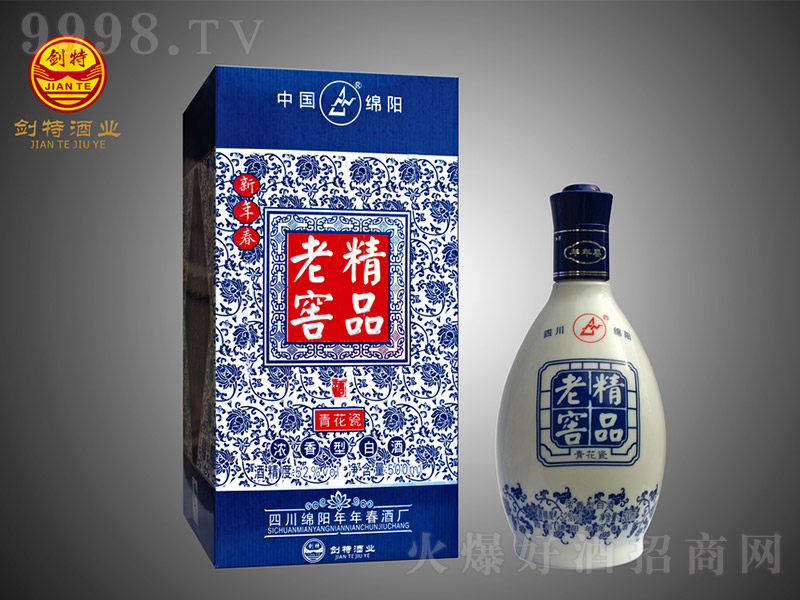 ��Ʒ�ϽѾ��໨�� �����Ͱ׾ơ�52�� 500ml��