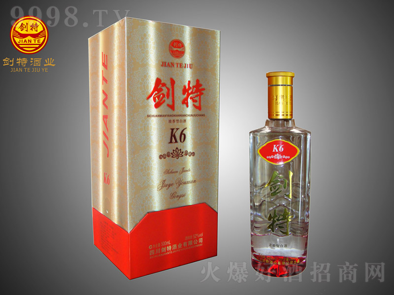 ���ؾ�K6 �����Ͱ׾ơ�52�� 500ml��-�׾�������Ϣ