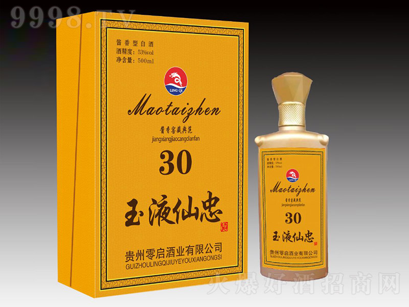 ��Һ���Ҿ�30 �u���Ͱ׾ơ�53�� 500ml��-�׾�������Ϣ