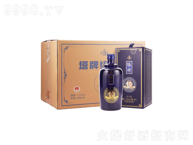���ƽB�d�S��10�껨��ƶY��ʮ�����ֹ�Ŵ�׾ơ�14��600ml��
