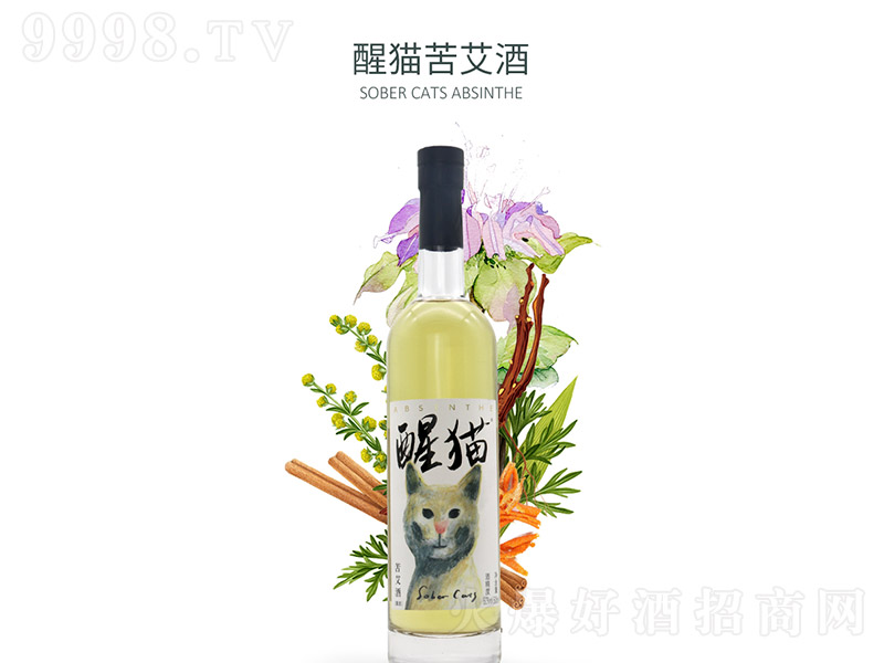 ��؈�బ��Sober Cat Absinthe�Ї��బ�Ƹ߶��Ҿơ�60�� 500ml��-�uβ�����Ϣ