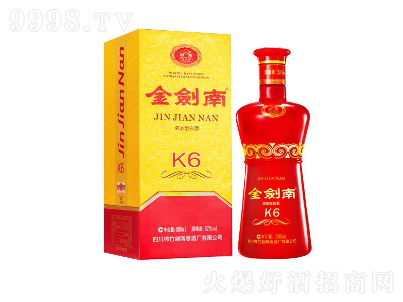 ���ϴ�������K6�����Ͱ׾ơ�52��500ml��