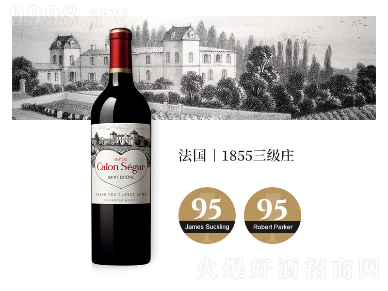 �P¡���Ҹɼt���Ѿ����Ʒ�����֮��ChateauCalonSegur2017��13��750ml��