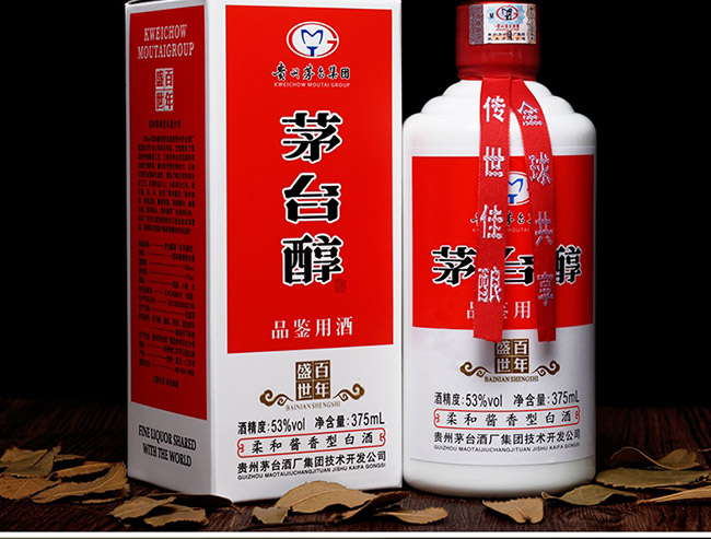 茅臺(tái)醇酒百年盛世柔和醬香型白酒【53°375ml】