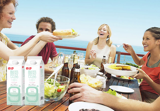 牛加加酸奶飲品1×928g×12盒