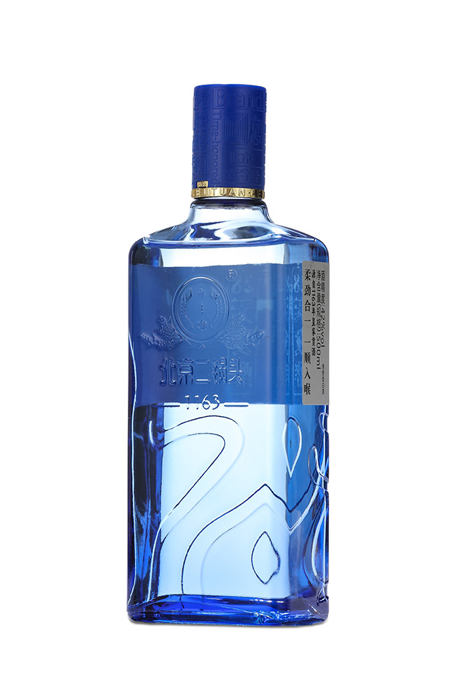永豐牌北京二鍋頭酒28天發酵藍瓶清香型白酒【42°500ml】