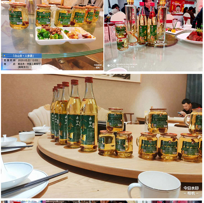 白山貢長白山人參酒42°52°500ml