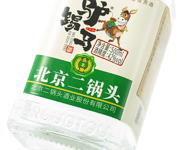 永豐牌驢踢馬北京二鍋頭酒清香型白酒【42°500ml】