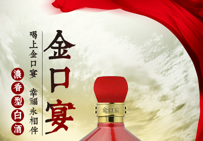 金口宴酒典藏V3瓶42°500ml濃香型白酒