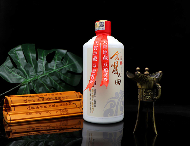 金醬天曲酒白瓶醬香型白酒【53度500ml】