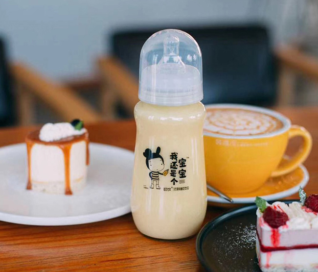 初飲我還是個(gè)寶寶芒果味酸奶飲品【280g】