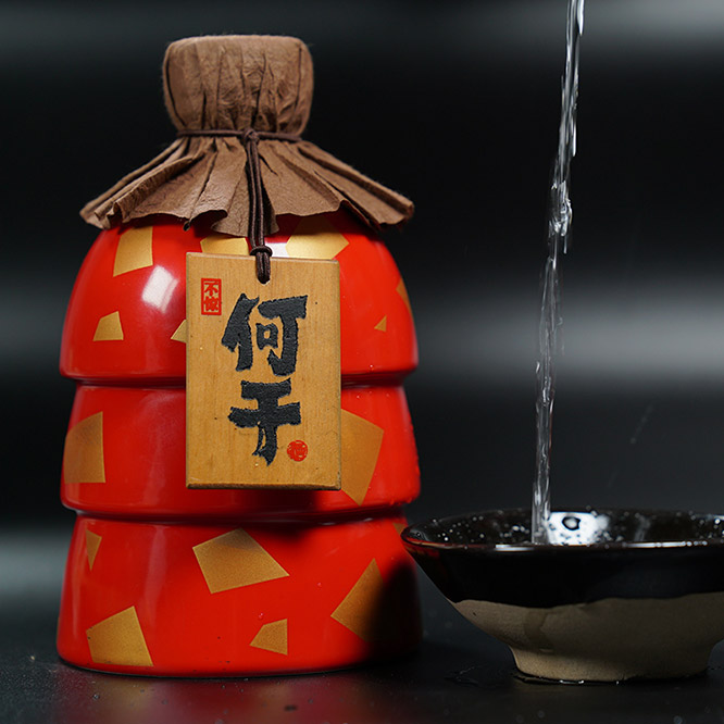 何干五糧原漿10濃香型白酒商務宴請紅瓶【40度450ml】