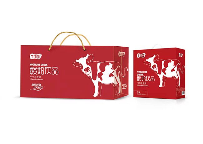 牛加加酸奶飲品生牛乳發酵300ml