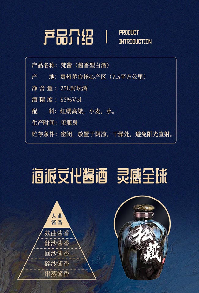 梵醬酒大師作 醬香型【53° 25L】