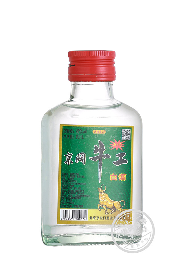 京闊牛工白酒 濃香型白酒【42° 90ml】