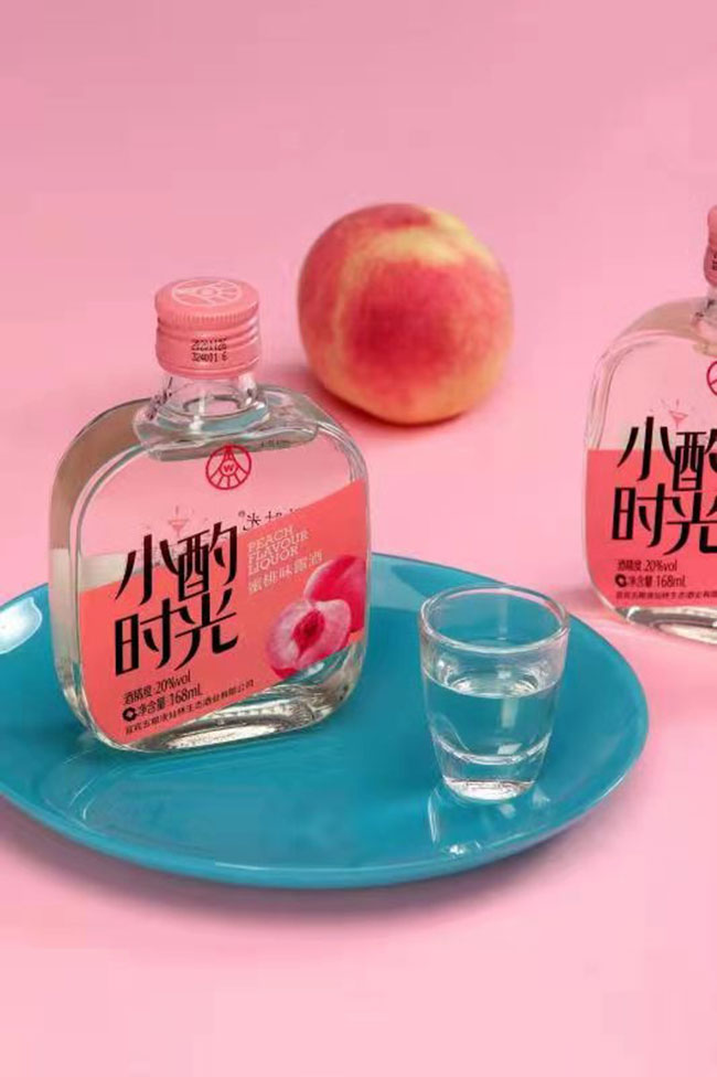 小酌時光牌蜜桃味露酒【20° 168ml】