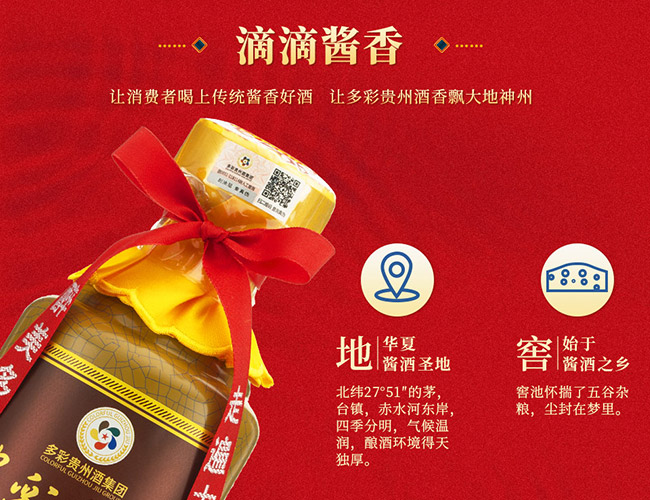 多彩貴州酒傳承有道 醬香型【53° 500ml】