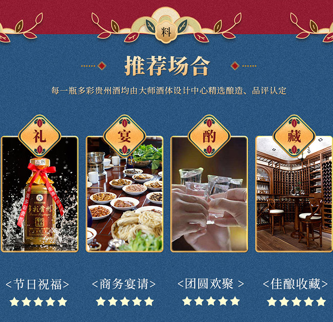 多彩貴州酒傳承有道 醬香型【53° 500ml】