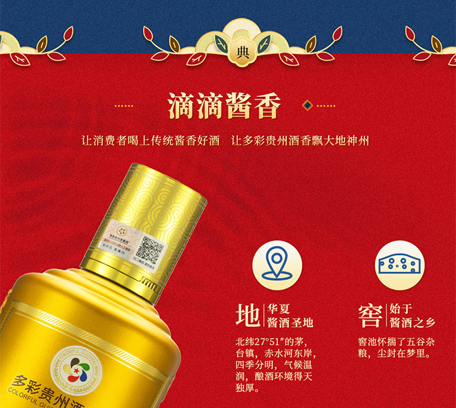 多彩貴州酒傳承經典 醬香型【53° 500ml】