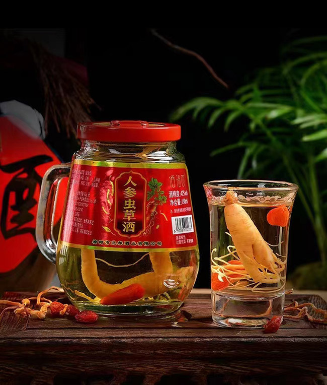 佰福園人參蟲草酒【42° 150ml】