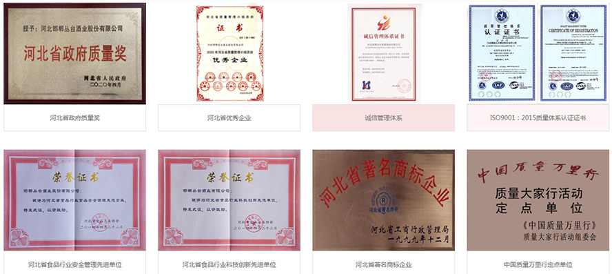 邯鄲叢臺(tái)酒業(yè)股份有限公司