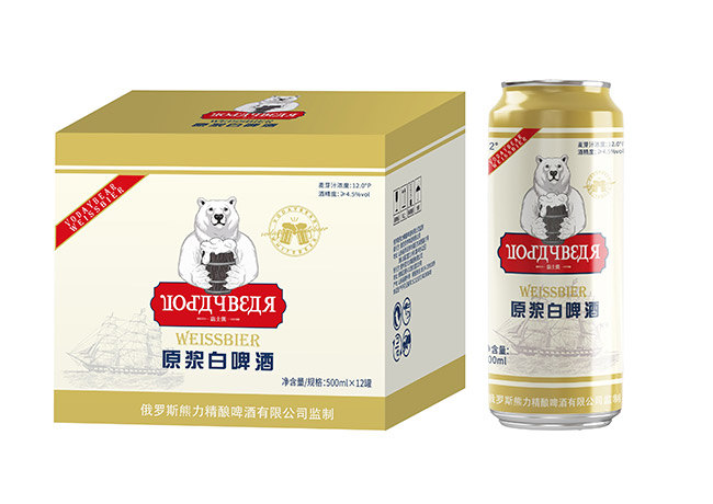 嘉士熊原漿白啤酒【12° 500ml】