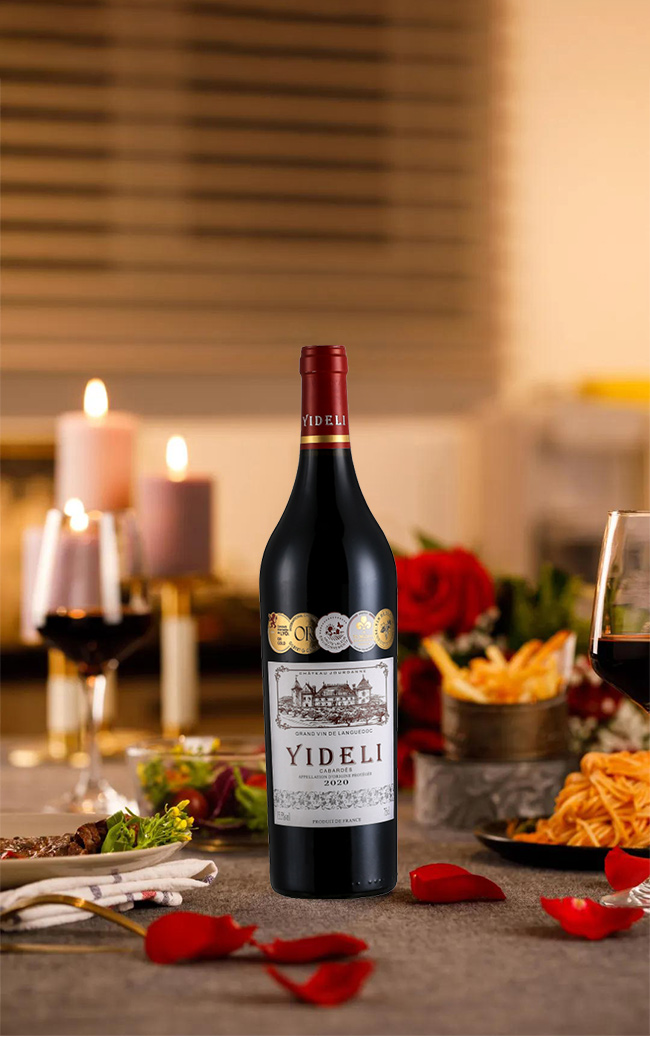 法國億得利干紅葡萄酒