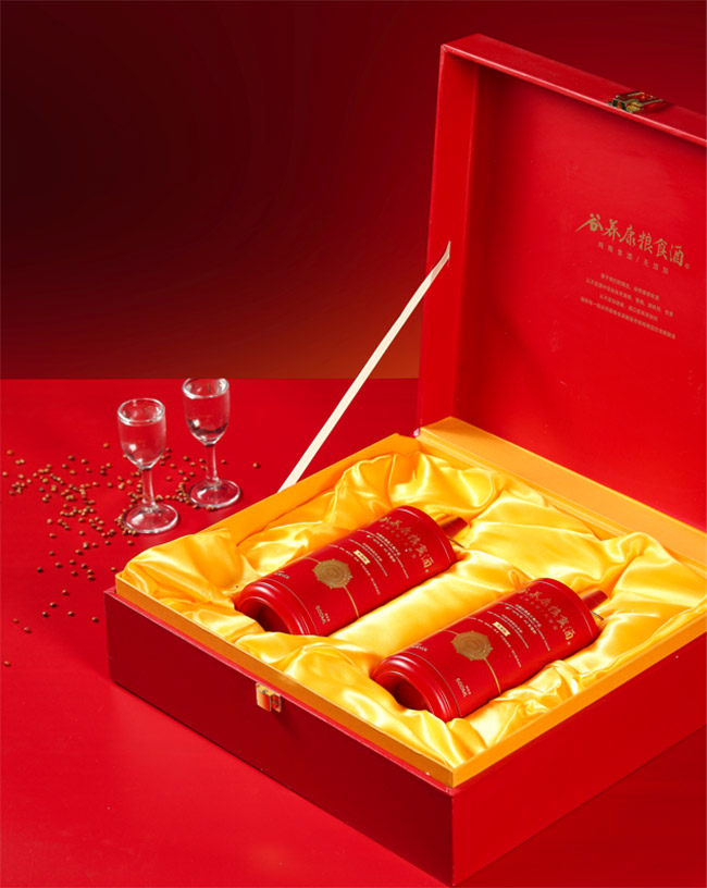 谷養康糧食酒紅年輪禮盒