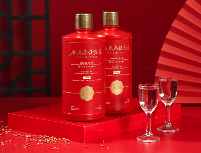 谷養康糧食酒紅年輪禮盒