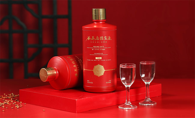 谷養康糧食酒紅年輪禮盒