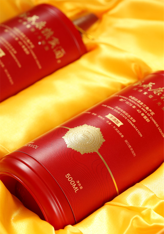 谷養康糧食酒紅年輪禮盒