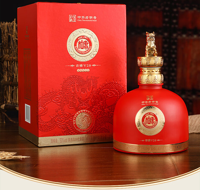 白水杜康酒青雅V20 清香型【53°475ml】