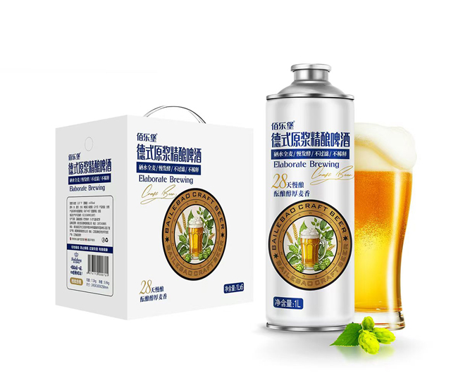 佰樂堡德式原漿精釀啤酒【1L】