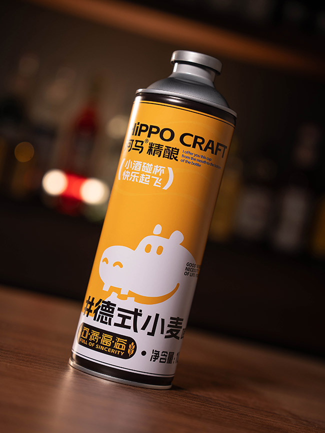 河馬精釀德式小麥啤酒【11.5° 1L】