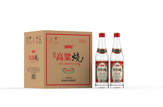 秀水坊四川高梁燒酒 濃香型【42°52°500ml×12】