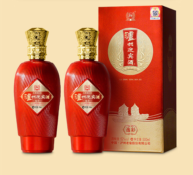 瀘州迎賓酒逸彩 濃香型【52°500ml】