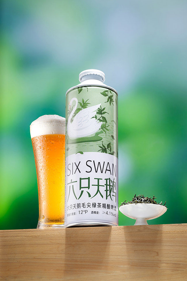 六只天鵝毛尖綠茶精釀啤酒【12° 1L】