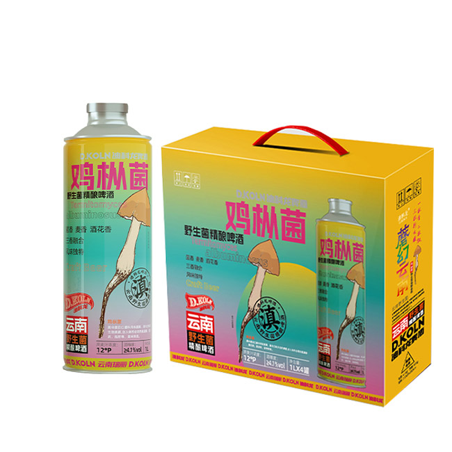 迪科龍雞樅菌野生菌精釀啤酒【12° 1L】